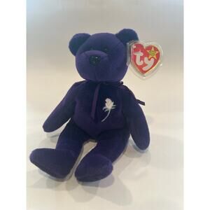 RARE Ty Beanie Baby Princess Diana Bear 1997